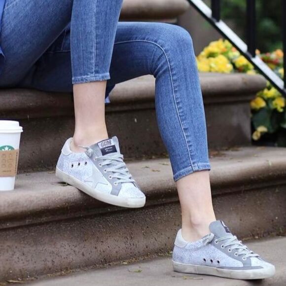Golden Goose Superstar Glitter Sneakers - Picture 1 of 15
